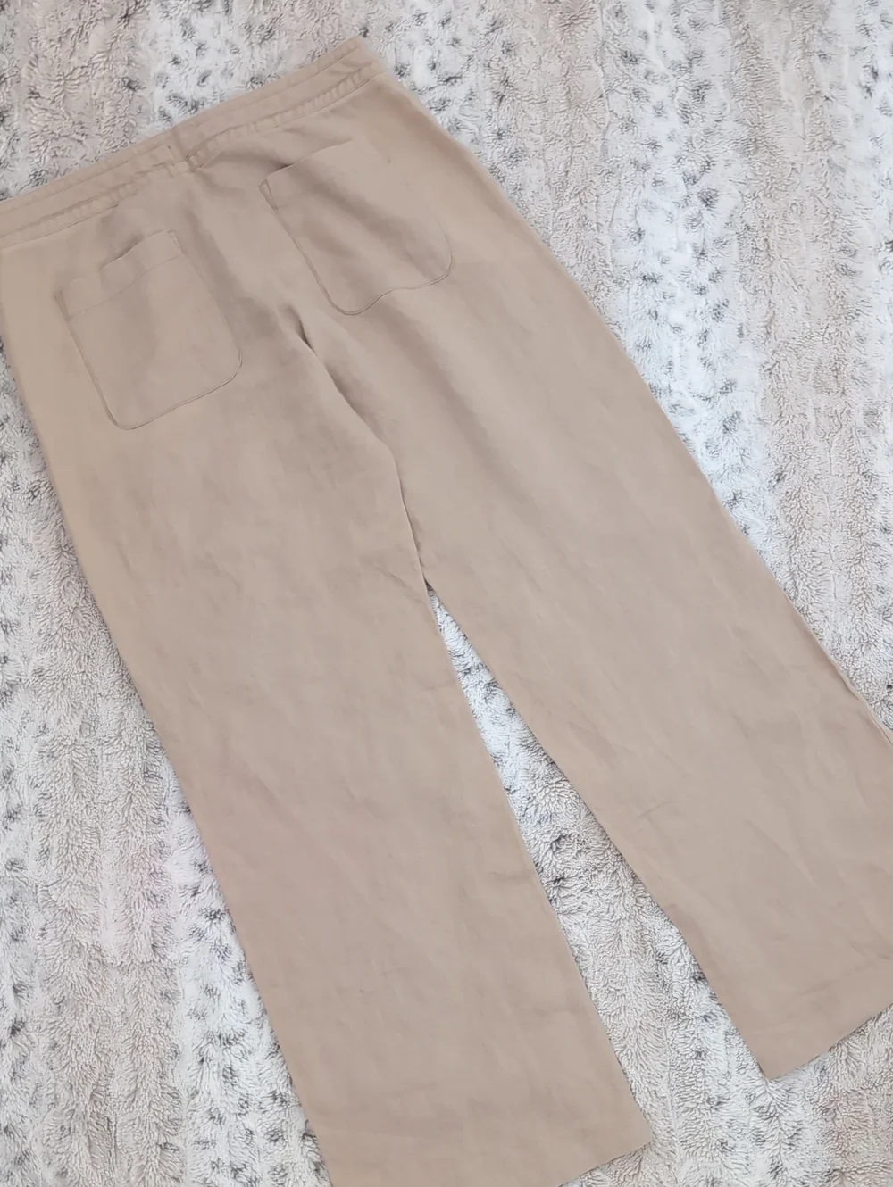 Banana Republic Wide Leg Drawstring Linen Pants